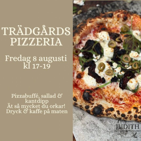 Pizzabuffé fredag 8/8 kl 17-19